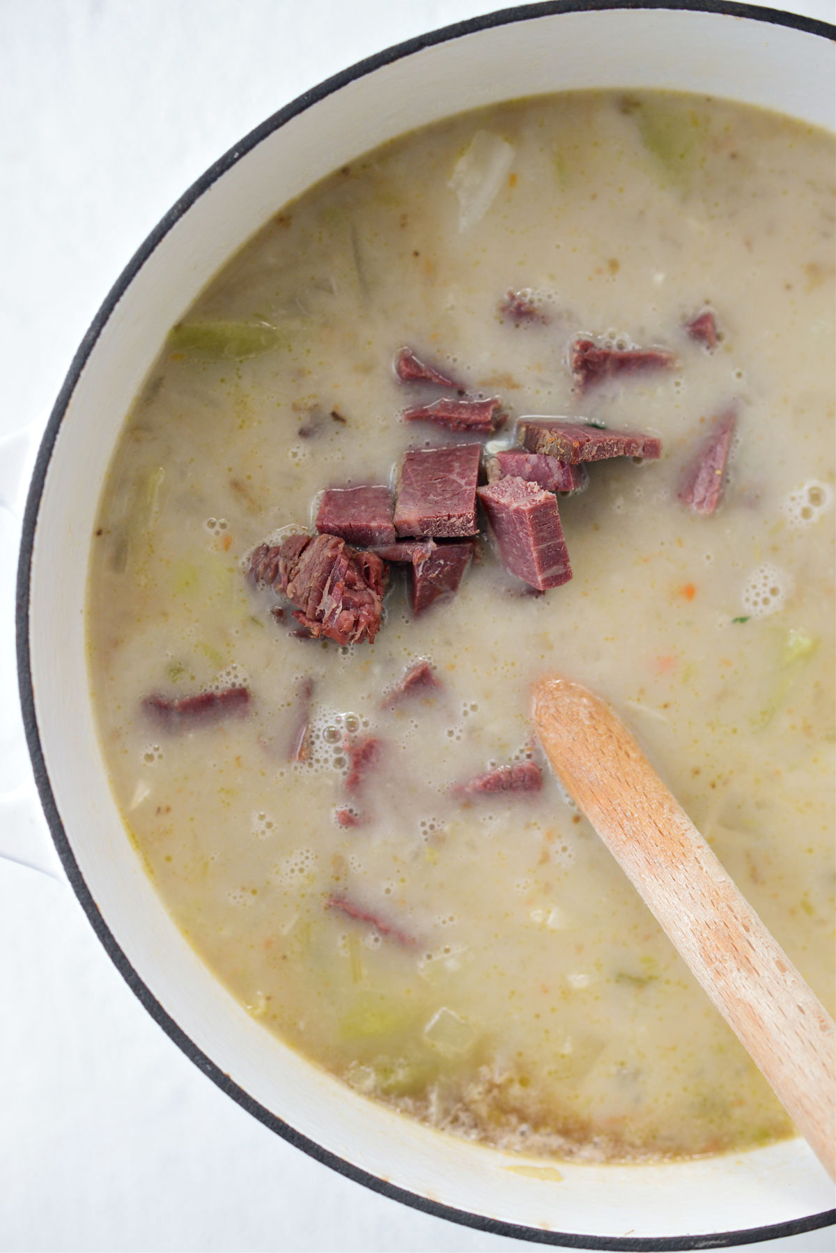 Corned Beef and Cabbage Chowder - Simply Scratch