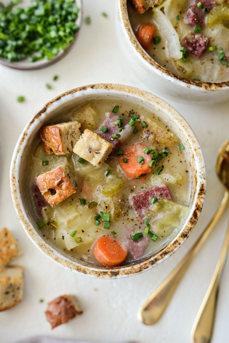 Corned Beef and Cabbage Chowder - Simply Scratch