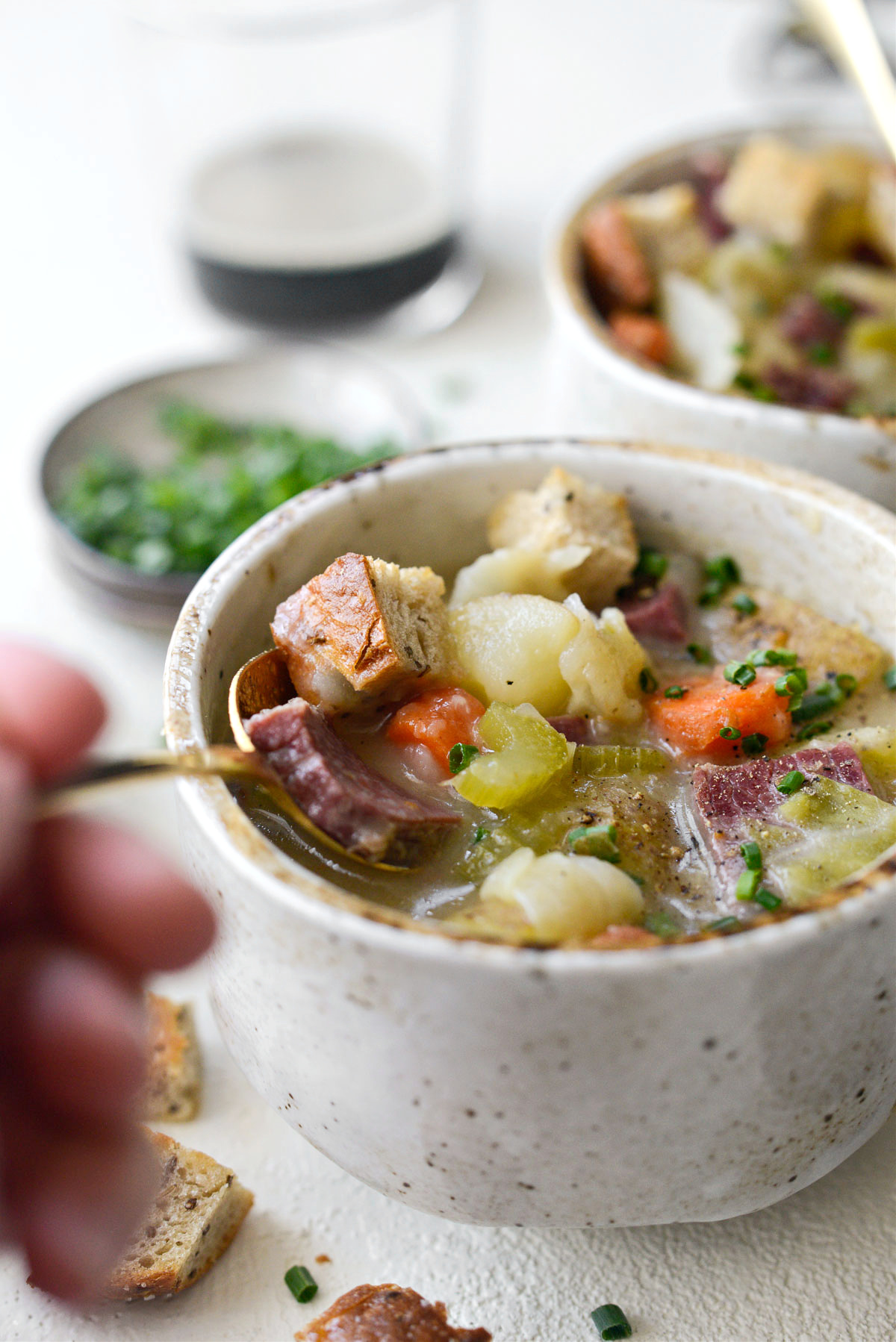 Corned Beef and Cabbage Chowder - Simply Scratch