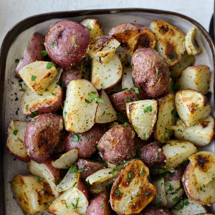 Dijon Roasted Redskin Potatoes - Simply Scratch