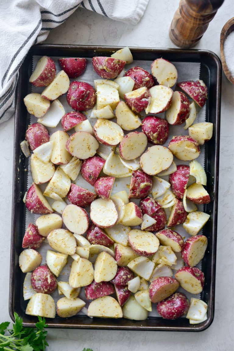 Dijon Roasted Redskin Potatoes Simply Scratch