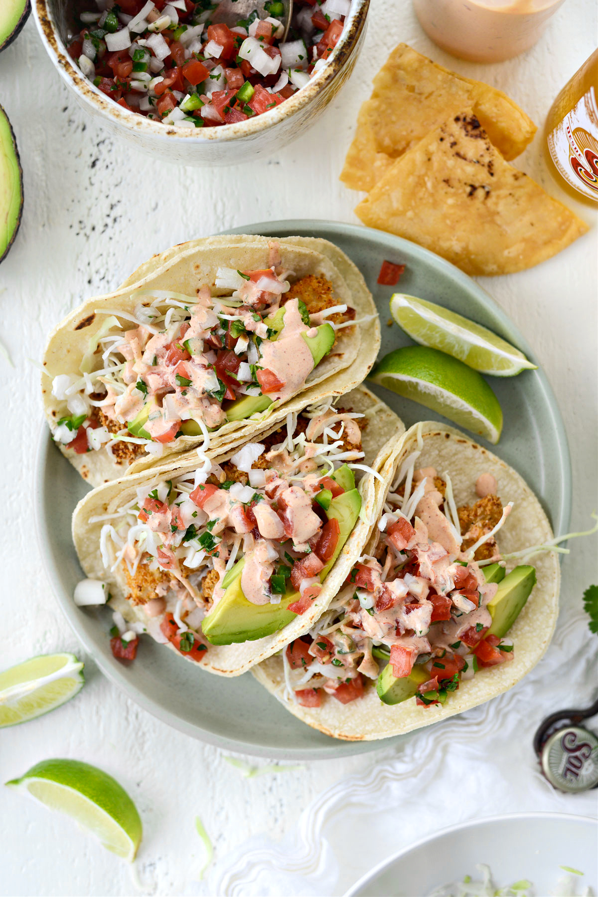 Air Fryer Baja Fish Tacos - Simply Scratch