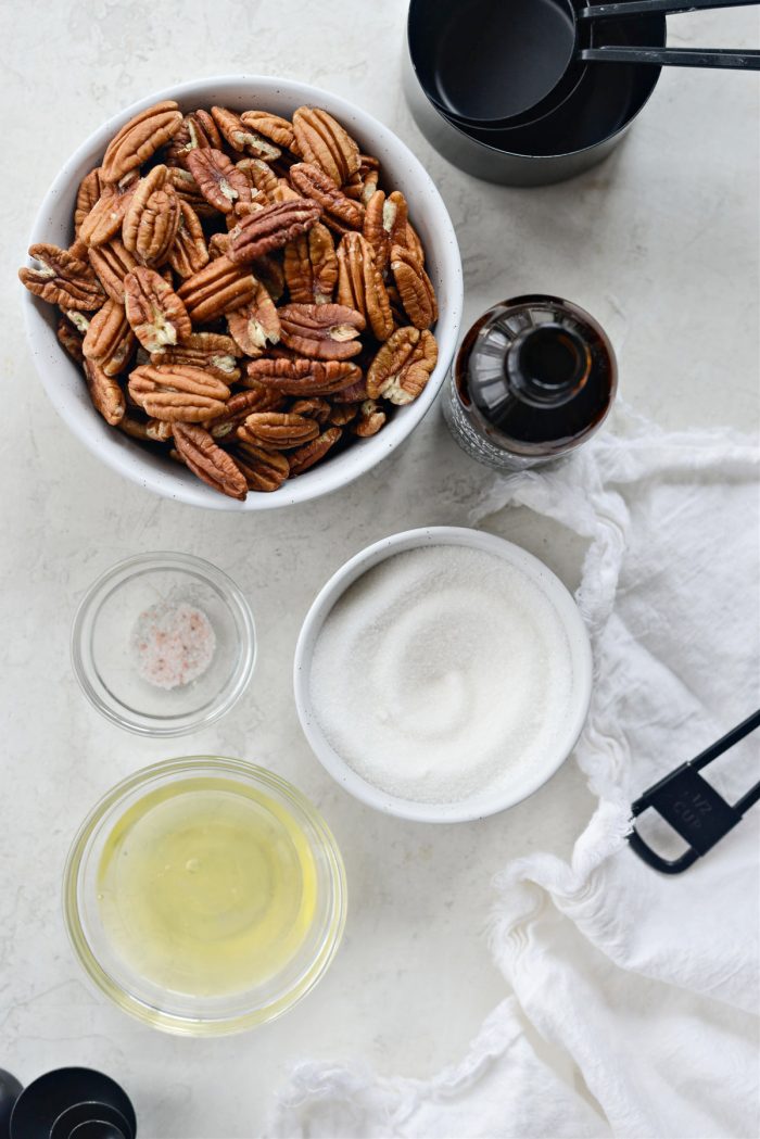 Candied Pecans ingredients