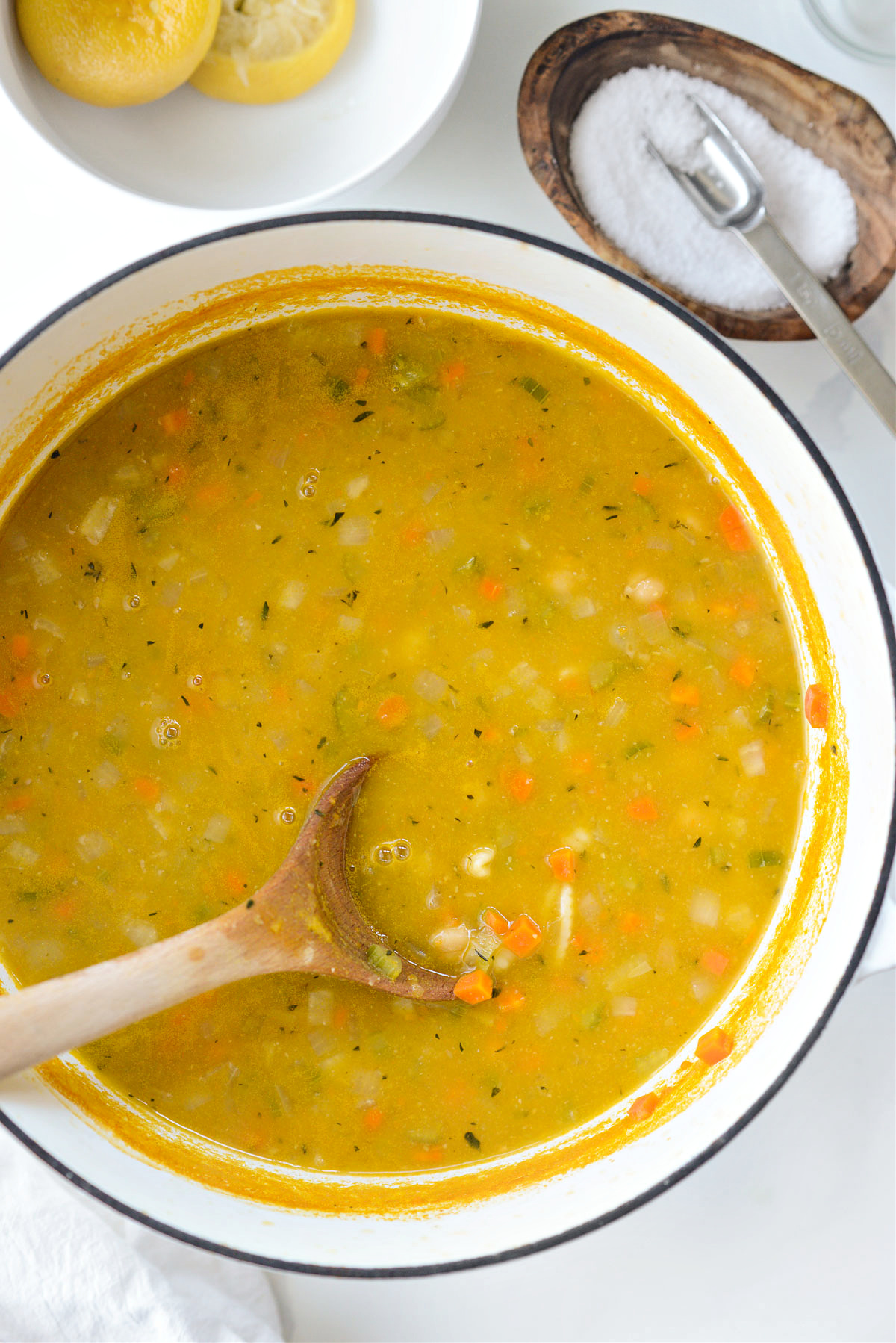 Lemon Chickpea Soup - Simply Scratch