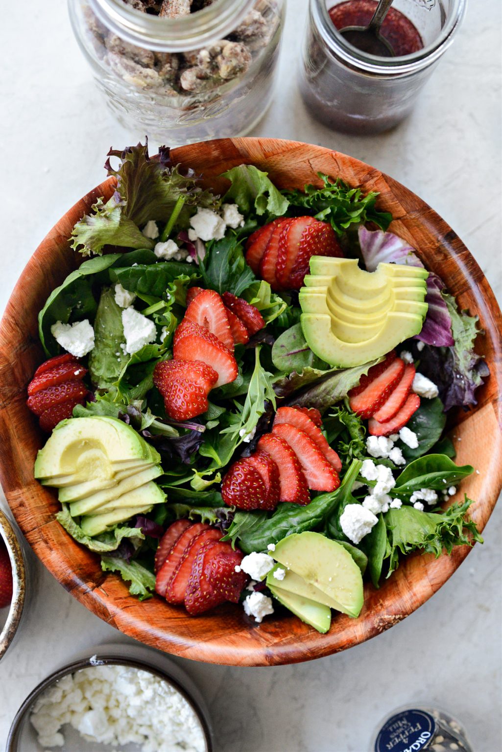 Strawberry Goat Cheese Spring Salad - Simply Scratch