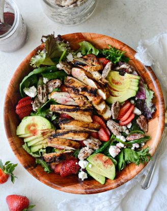 Strawberry Goat Cheese Spring Salad
