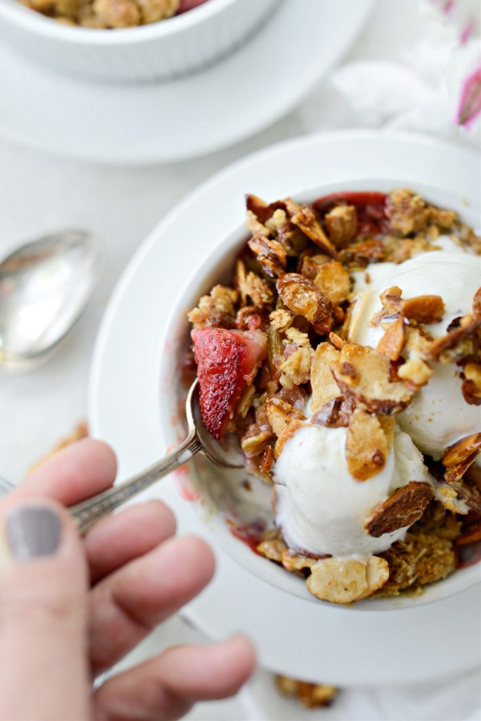 Strawberry Rhubarb Crisp