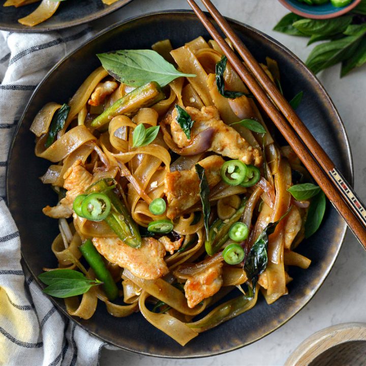 Drunken Noodles with Chicken | Recipe Cart