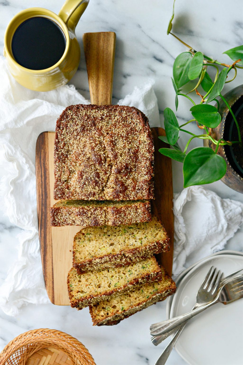 Lemon Poppy Seed Zucchini Bread - Simply Scratch