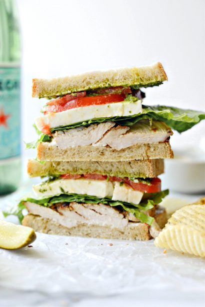 Grilled Turkey Pesto Sandwich - Simply Scratch