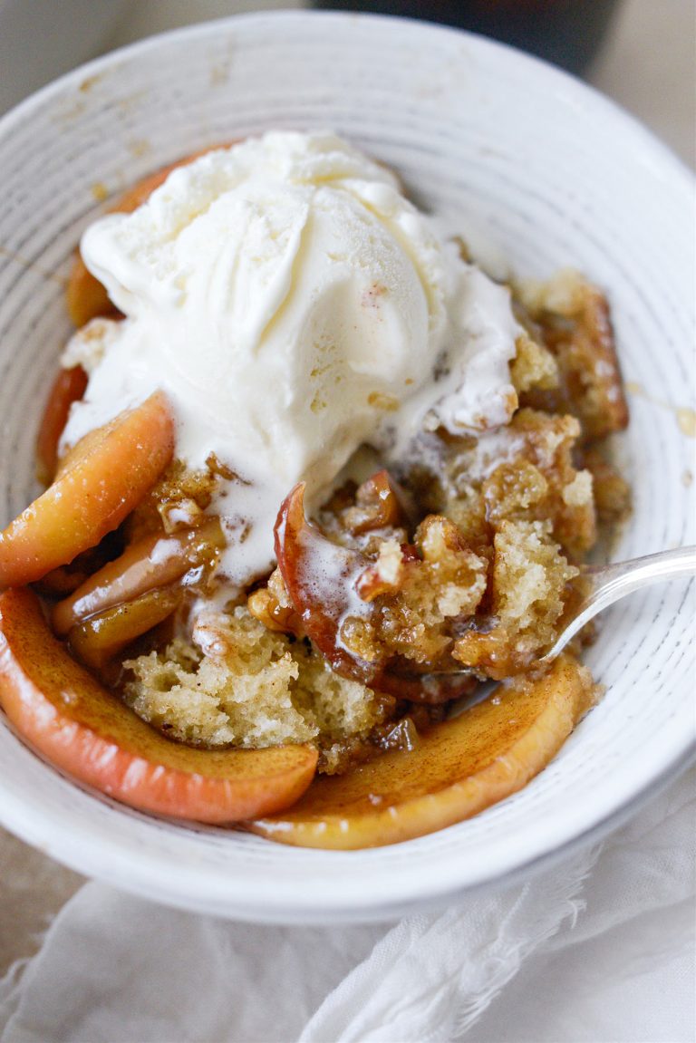 Caramel Apple Pudding Cake - Simply Scratch