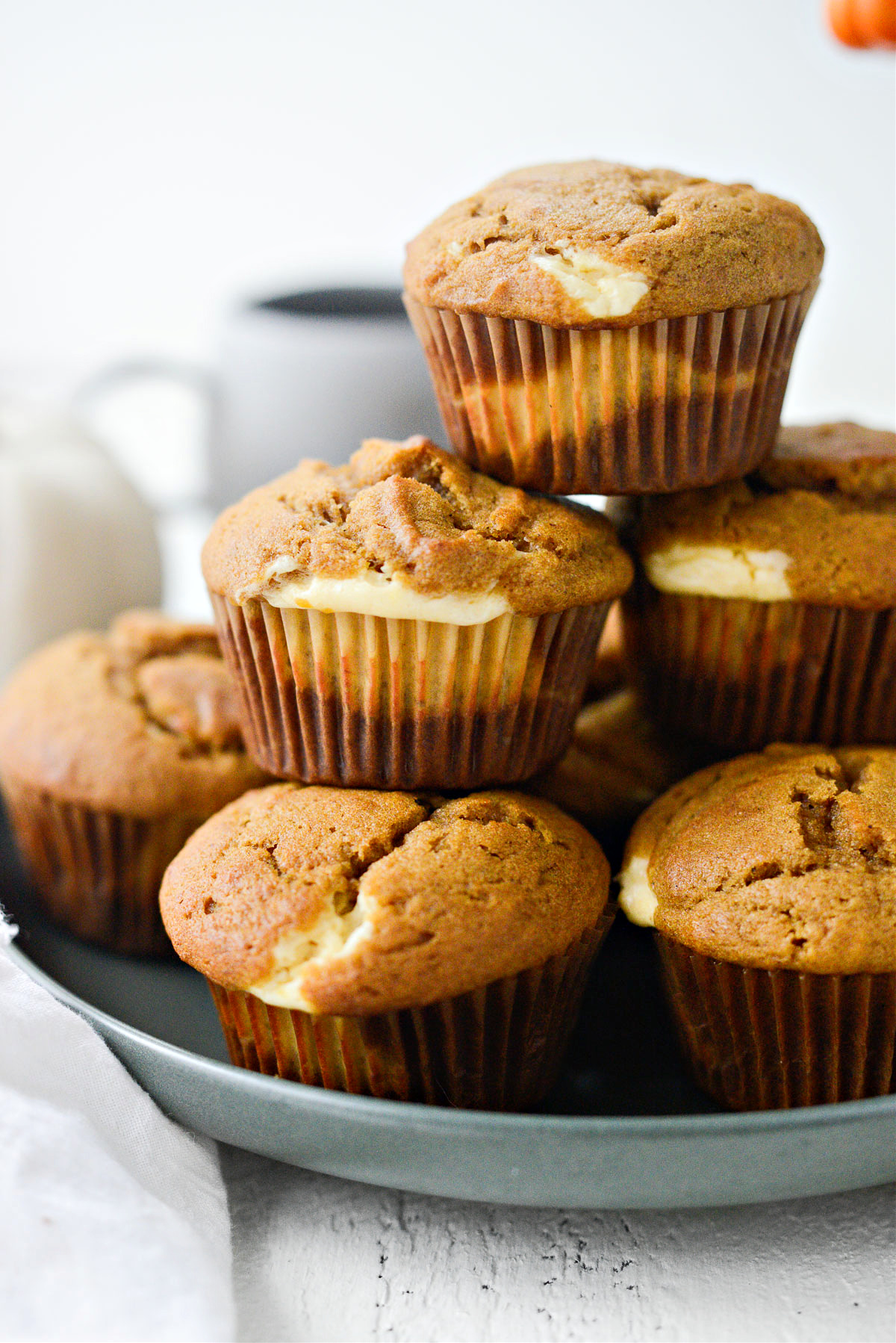 Cheesecake Pumpkin Muffins - Simply Scratch