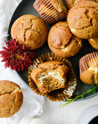 Cheesecake Pumpkin Muffins