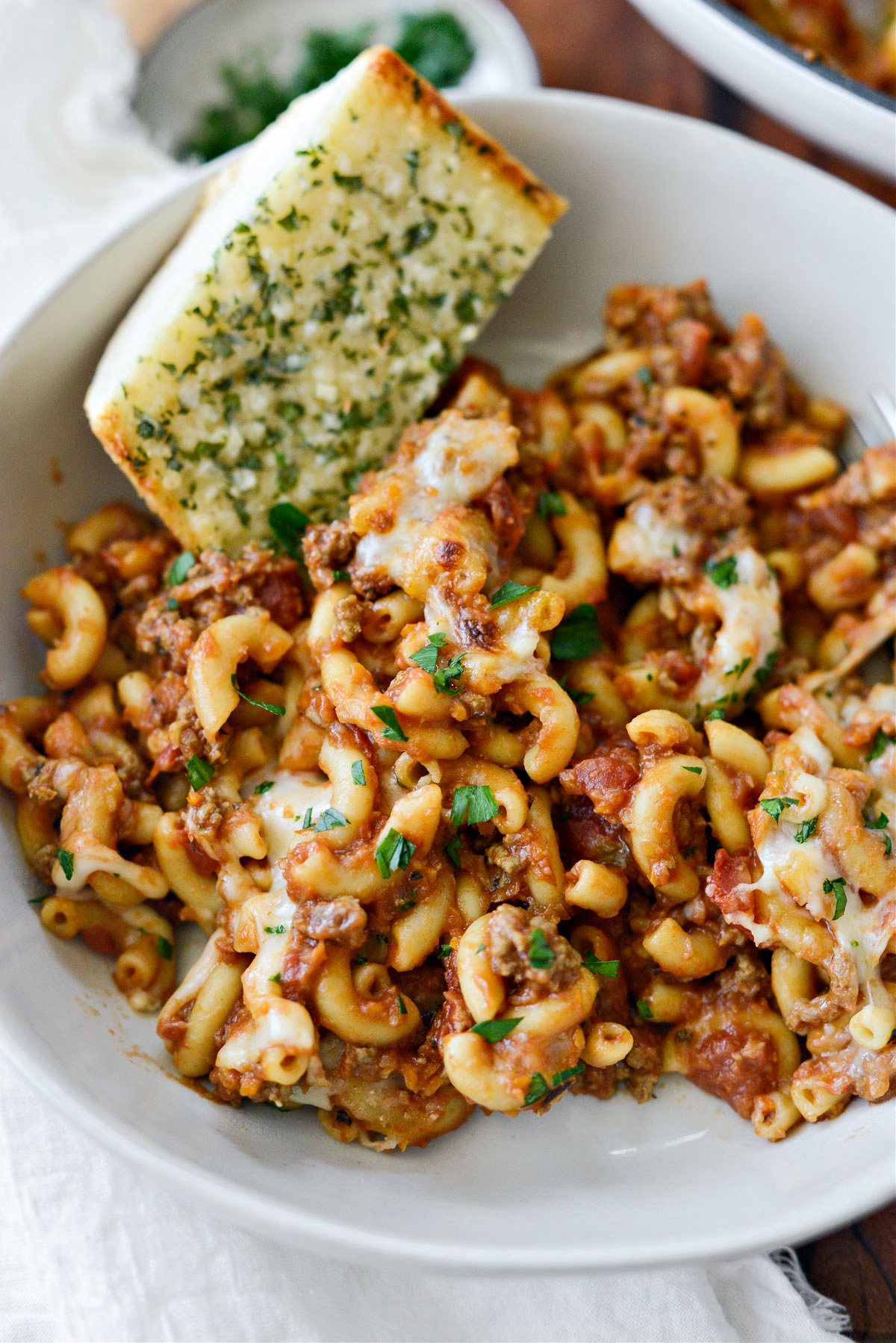 Skillet Beefaroni - Simply Scratch