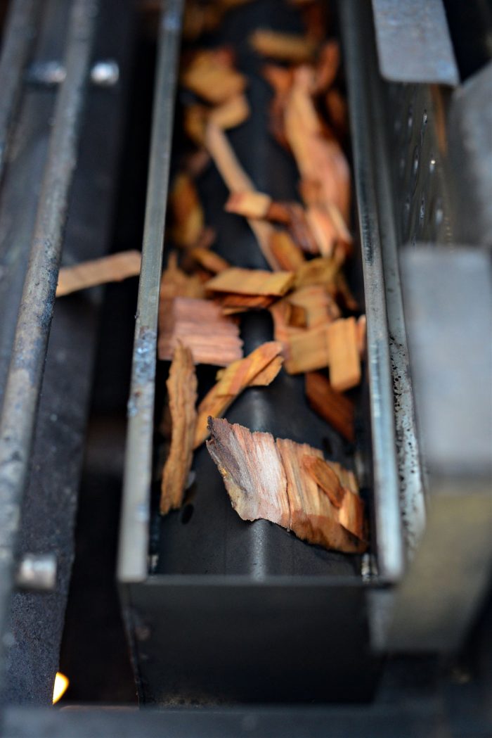 wood chips in smokebox