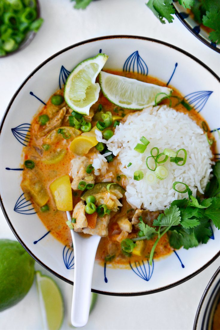 Thai Coconut Curry Chicken Soup Simply Scratch