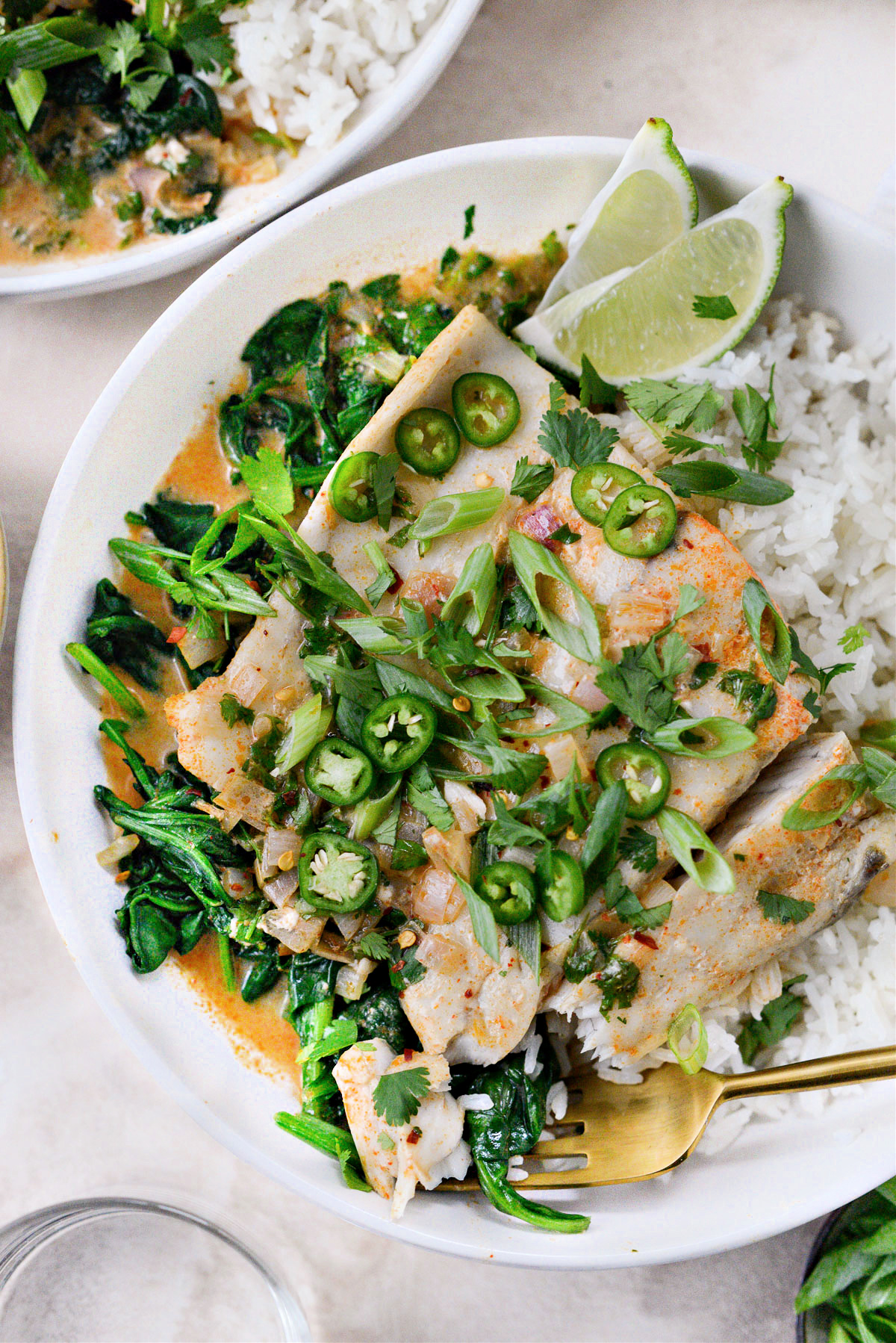 Thai Coconut Curry Poached Barramundi - Simply Scratch