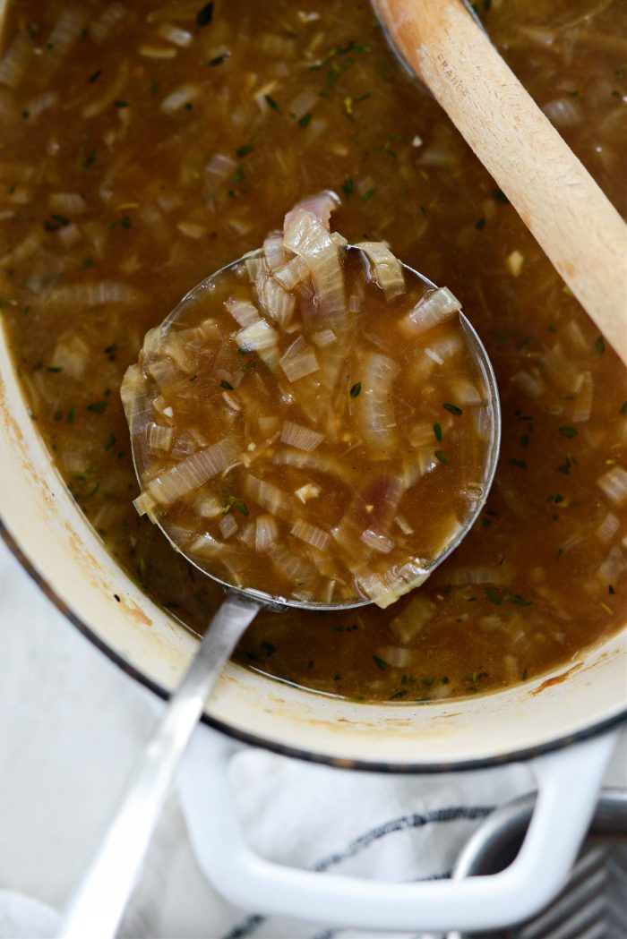 ladle of soup