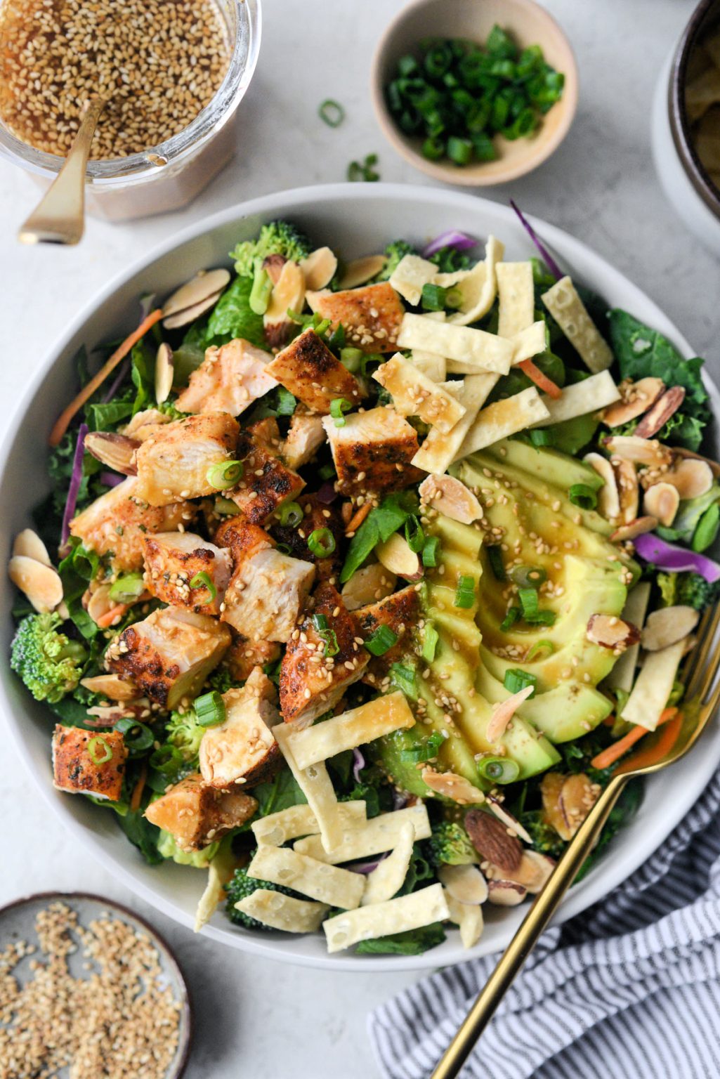 Asian Chicken Broccoli Salad - Simply Scratch