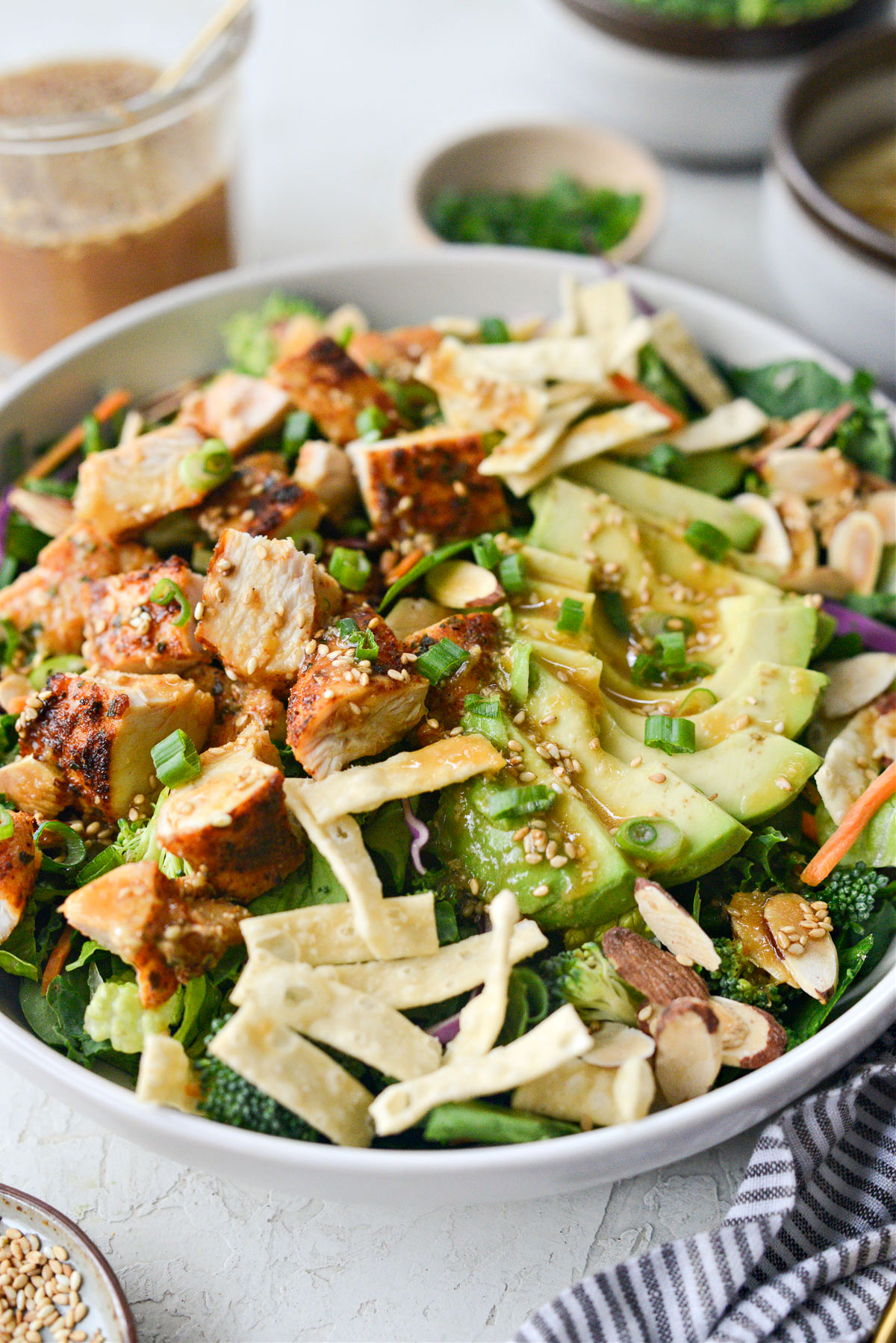 Asian Chicken Broccoli Salad - Simply Scratch