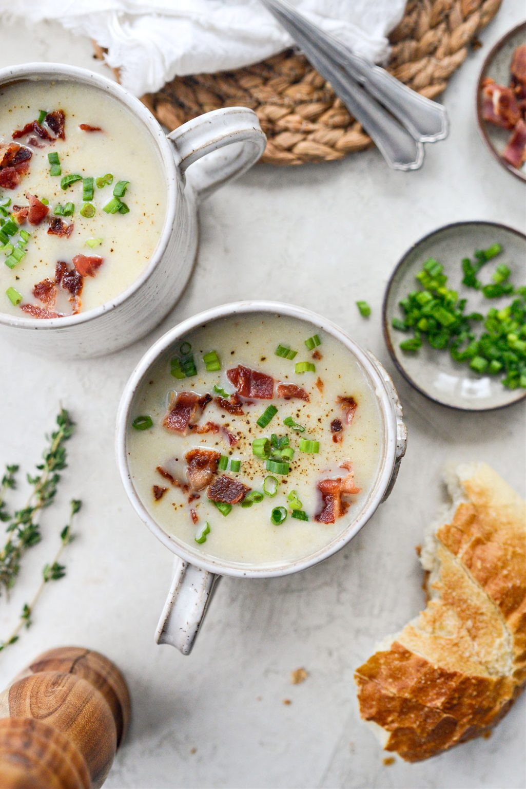 Creamy Cauliflower Potato Soup - Simply Scratch