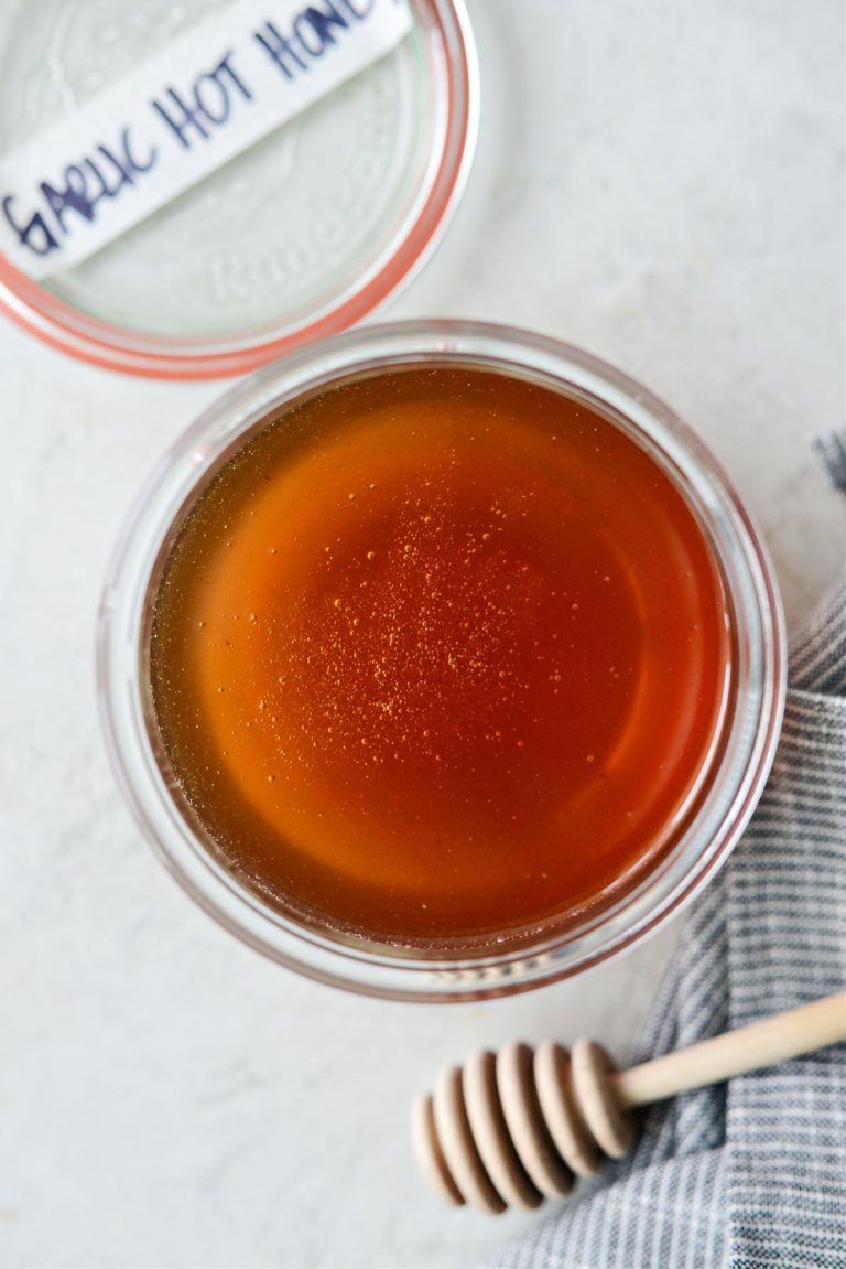 Homemade Garlic Hot Honey Recipe - Simply Scratch