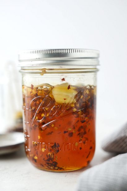 Homemade Garlic Hot Honey Recipe - Simply Scratch