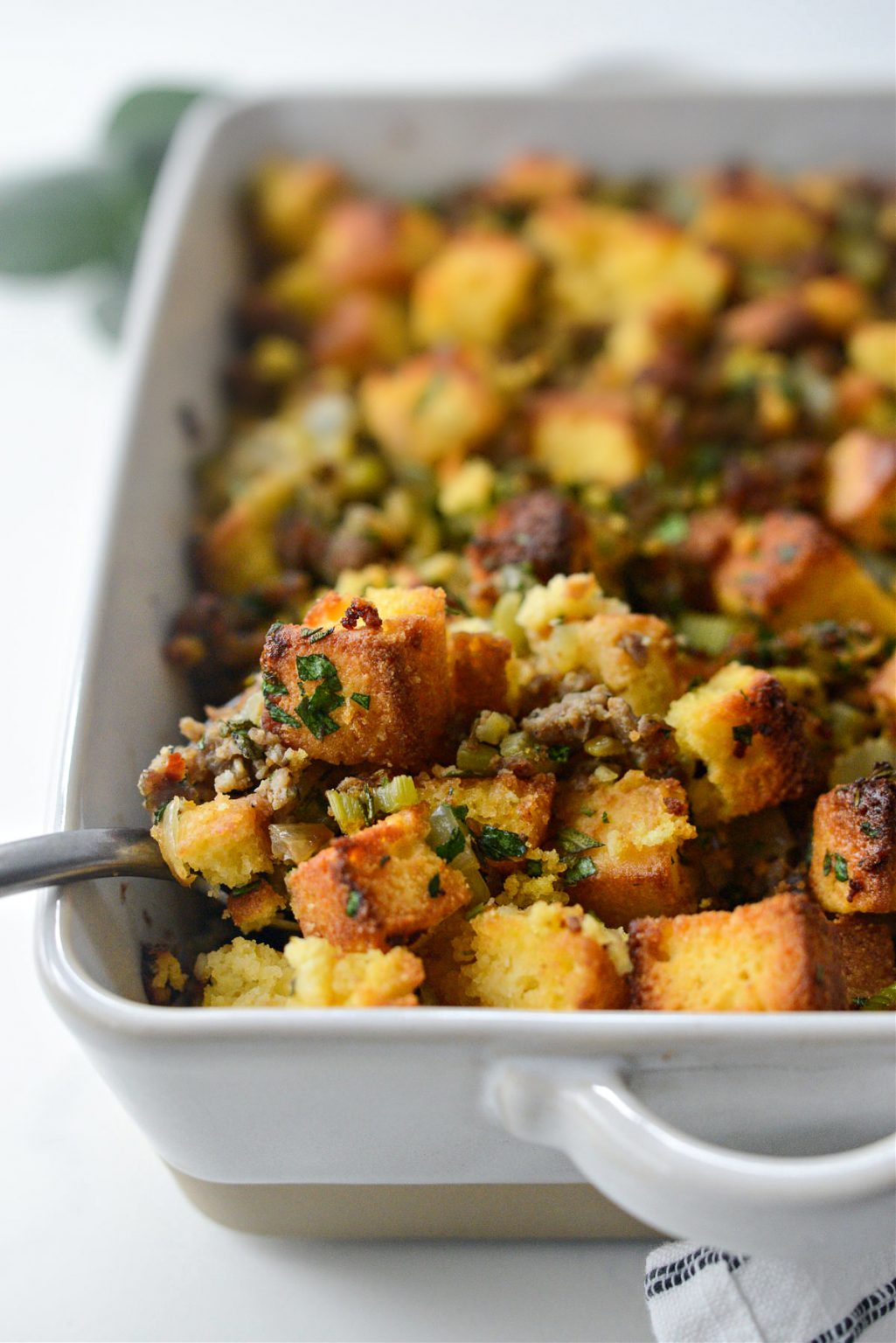 Sausage and Cornbread Dressing - Simply Scratch