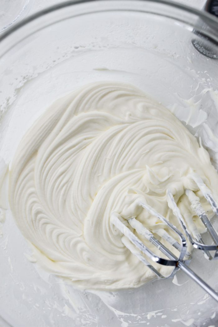 creamy eggnog whipped cream