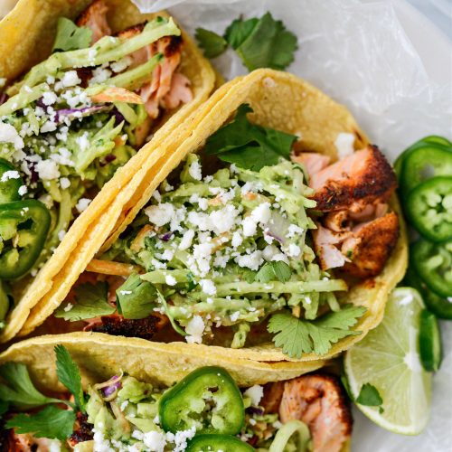 Blackened Salmon Tacos - Simply Scratch