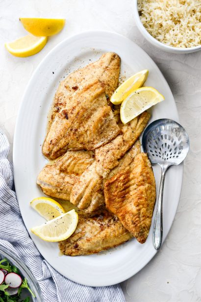 Lemon Brown Butter Perch - Simply Scratch