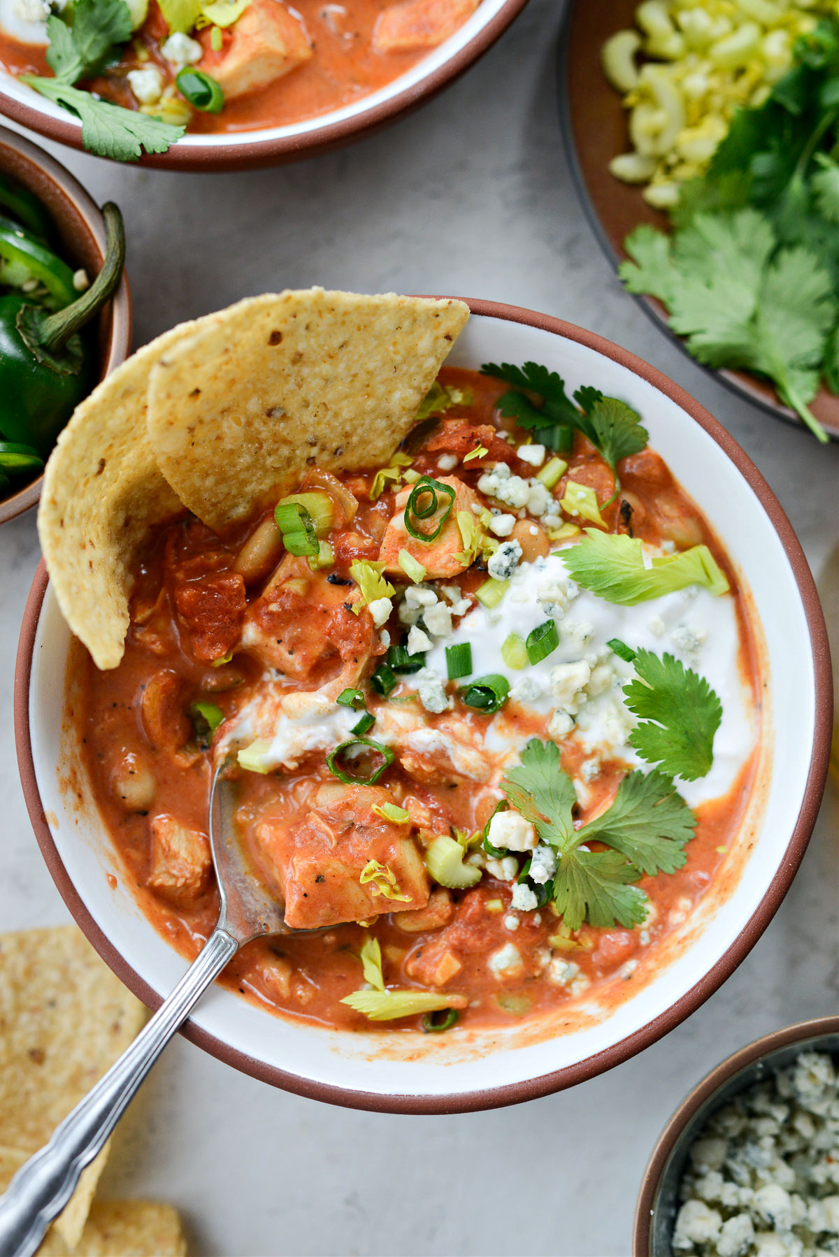 Buffalo Chicken Chili - Simply Scratch