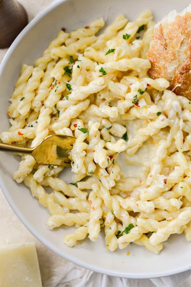 Creamy Lemon Parmesan Pasta Simply Scratch 6258