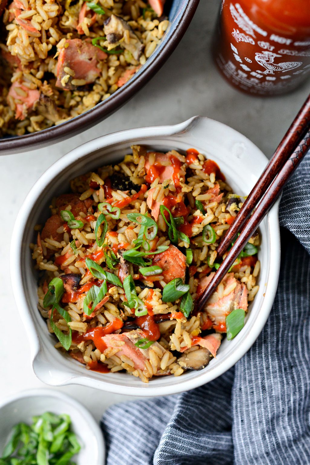 Salmon Fried Rice - Simply Scratch