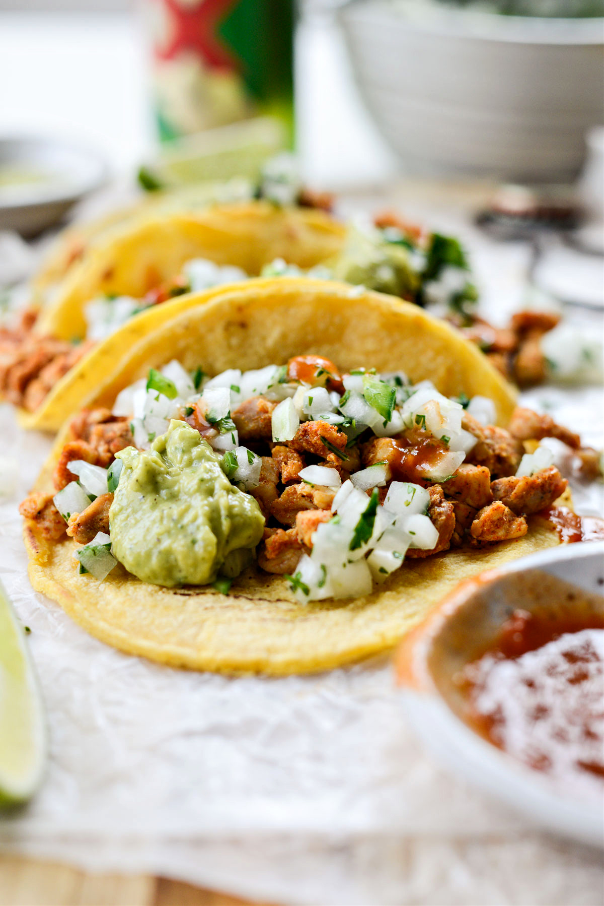 The Best Chicken Street Tacos Recipe - Midwest Foodie