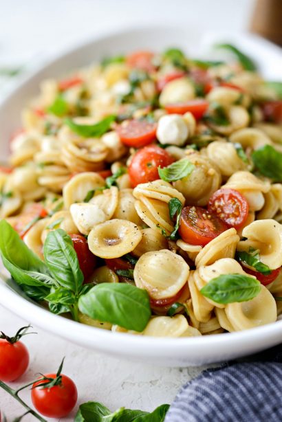 Caprese Pasta Salad - Simply Scratch