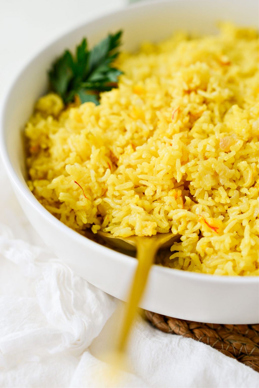 Saffron Rice Recipe Simply Scratch
