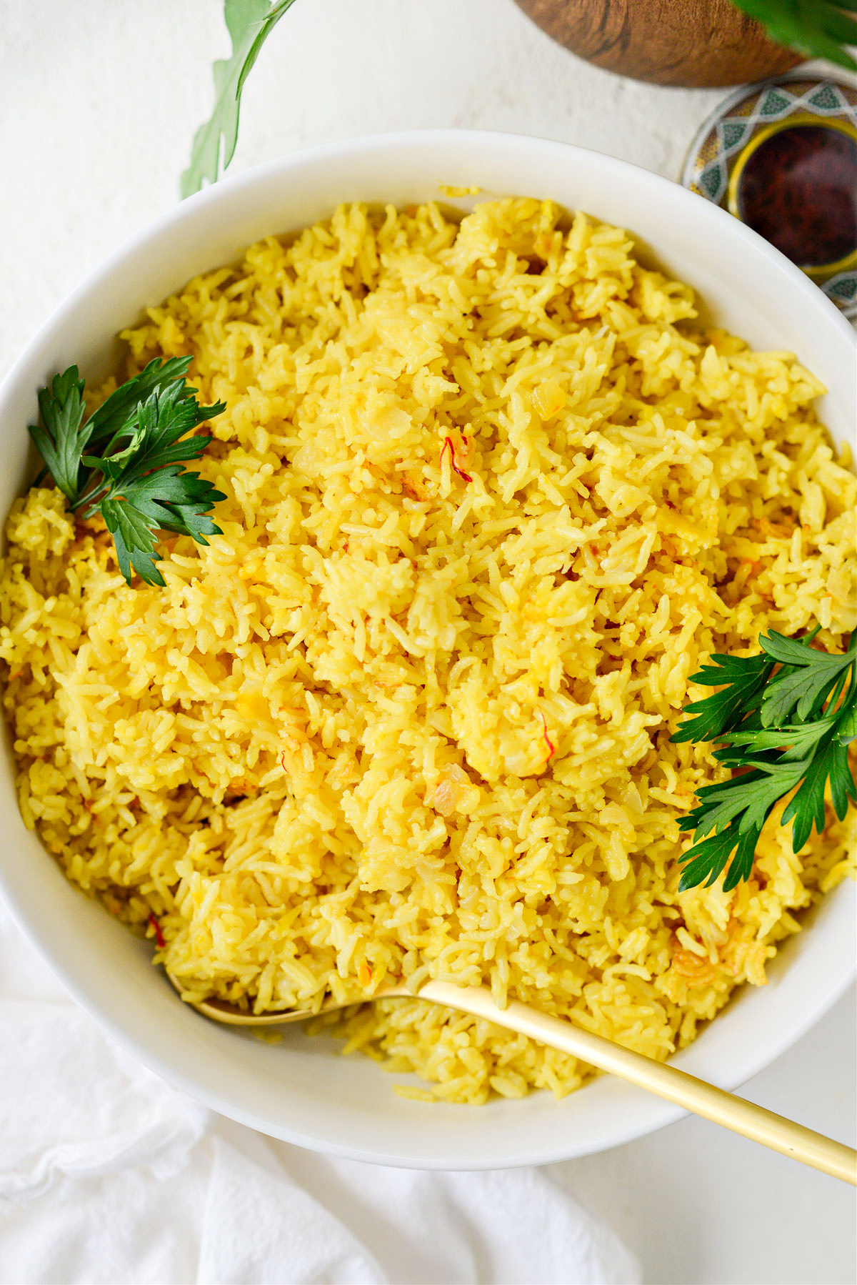 Saffron Rice Recipe - Simply Scratch