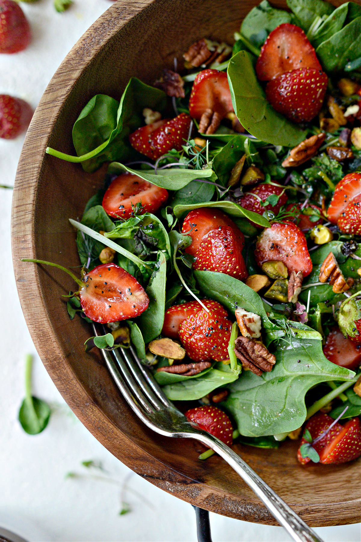 Strawberry Spinach Salad - Simply Scratch