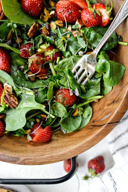 Strawberry Spinach Salad - Simply Scratch