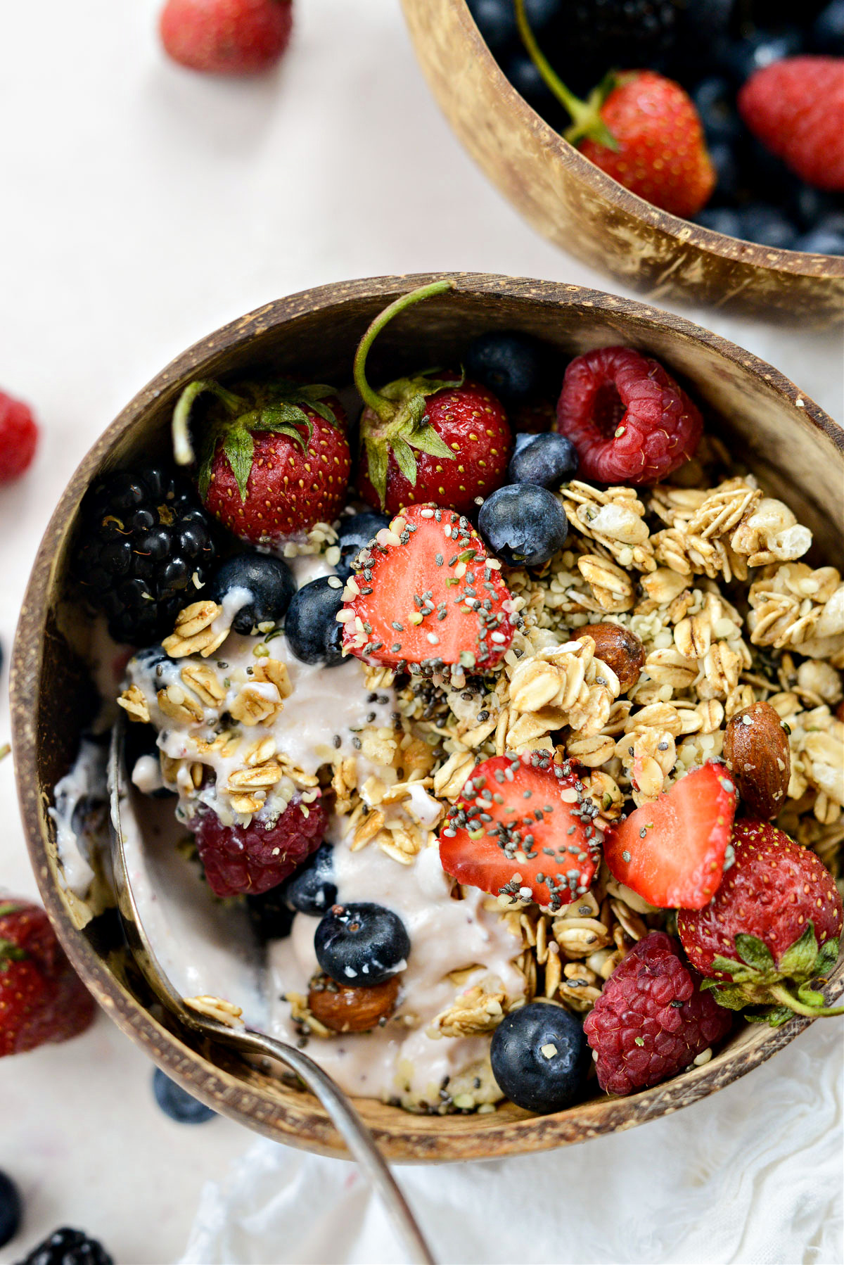 Strawberry Cheesecake Granola Bowl - Simply Scratch