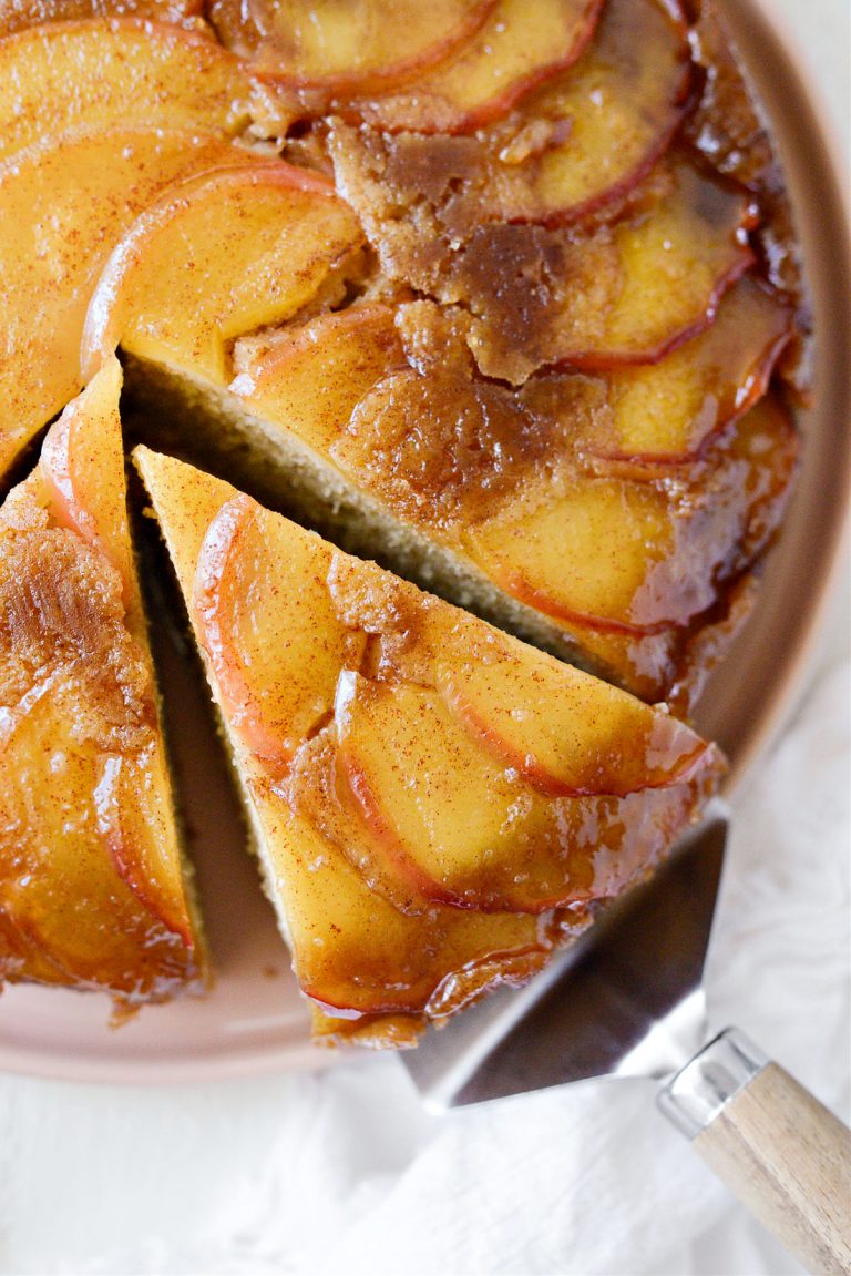 Cinnamon Apple Upside Down Cake Simply Scratch 