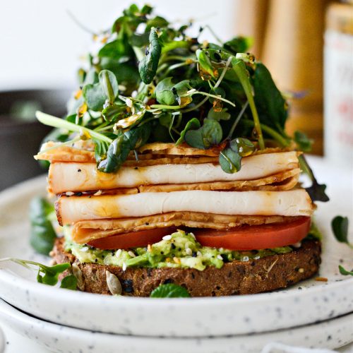 Hot Honey Turkey Avocado Toast - Simply Scratch