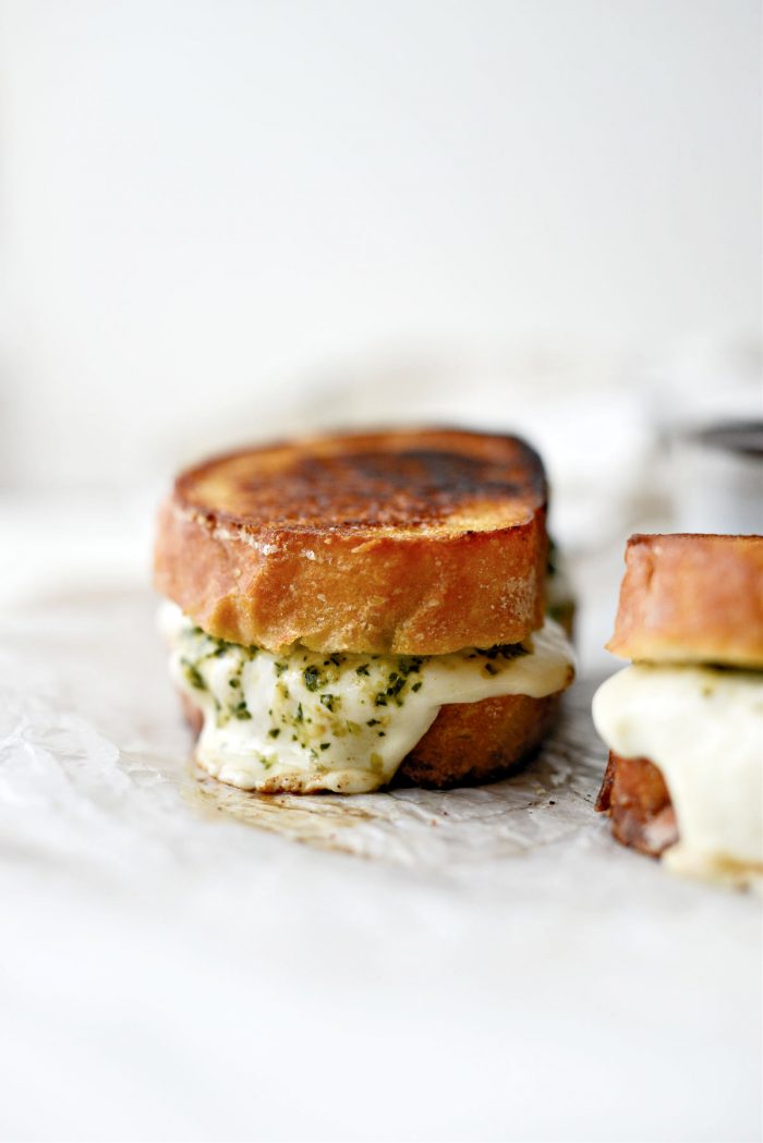 Pesto Mozzarella Grilled Cheese - (aka The Special)