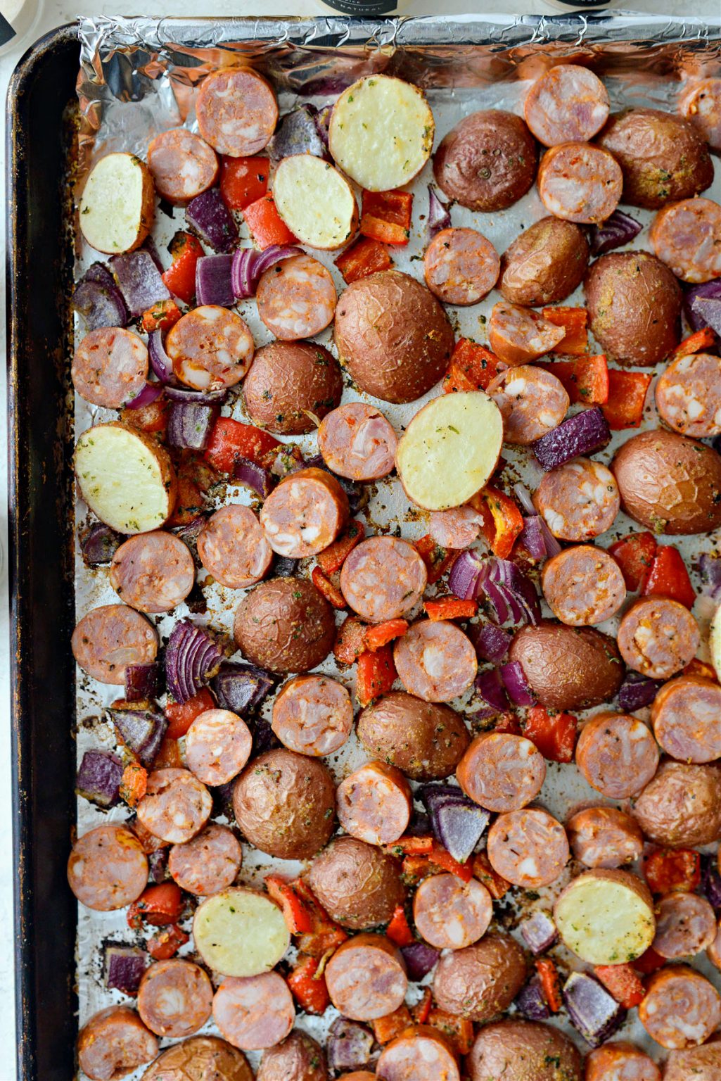 Sheet Pan Andouille Sausage and Vegetables