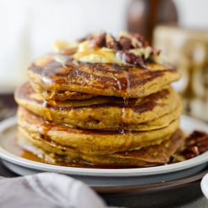 Brown Butter Pumpkin Pancakes