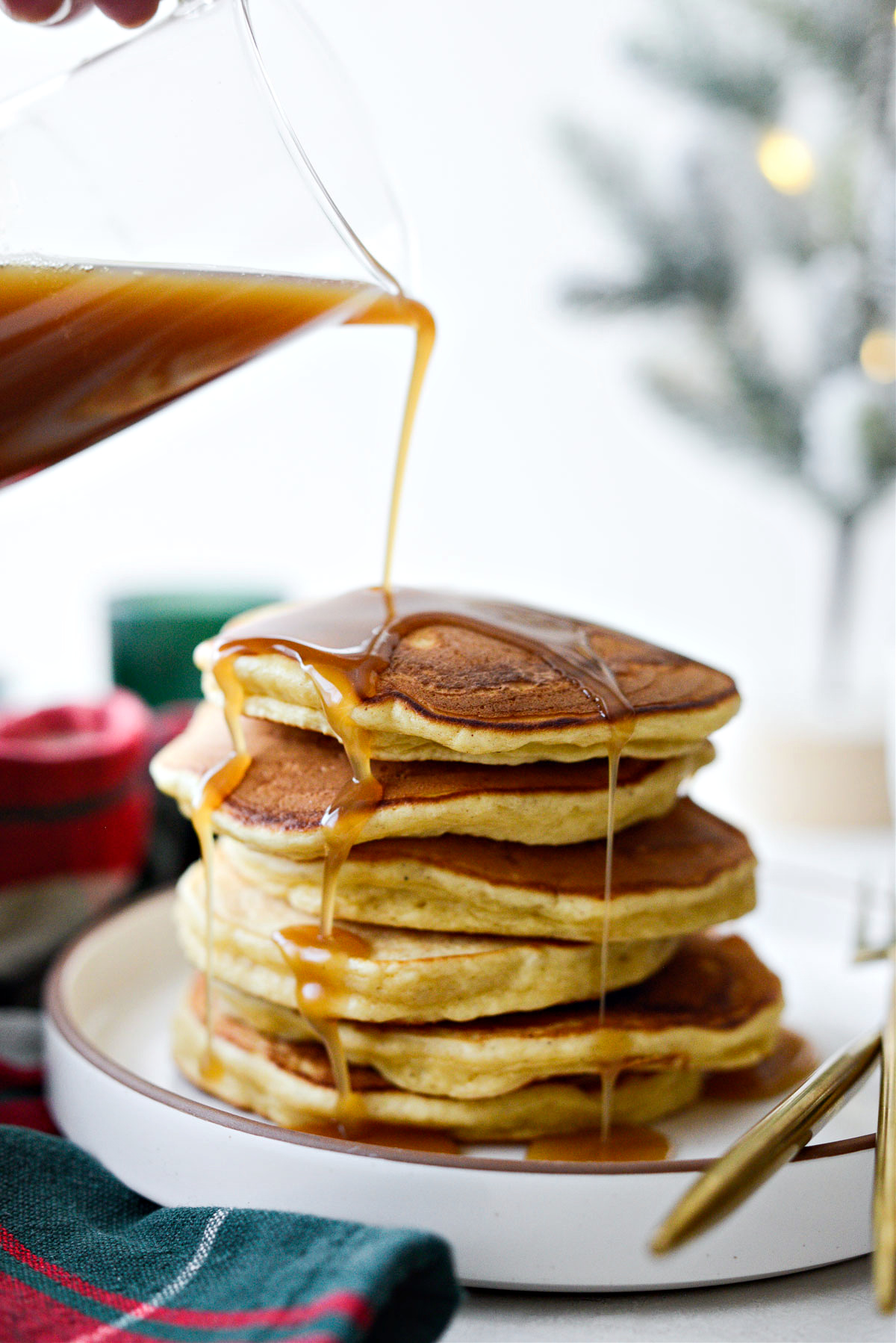 Eggnog Pancakes - Simply Scratch