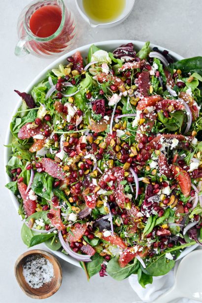 Blood Orange Pistachio Salad with Feta - Simply Scratch