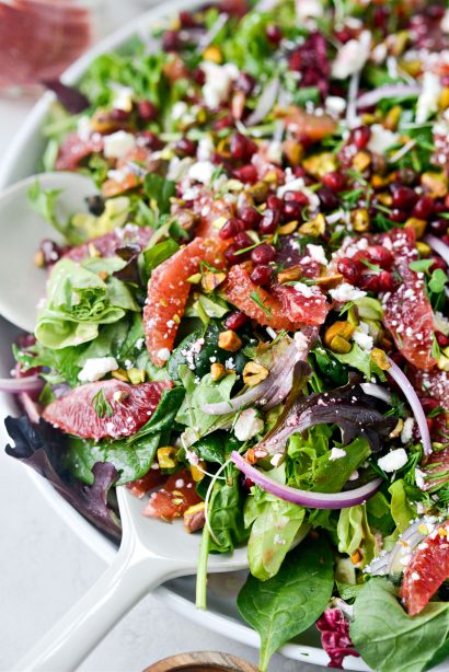 Blood Orange Pistachio Salad with Feta - Simply Scratch