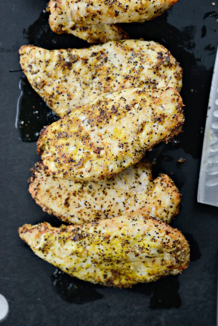 air fried lemon pepper chicken